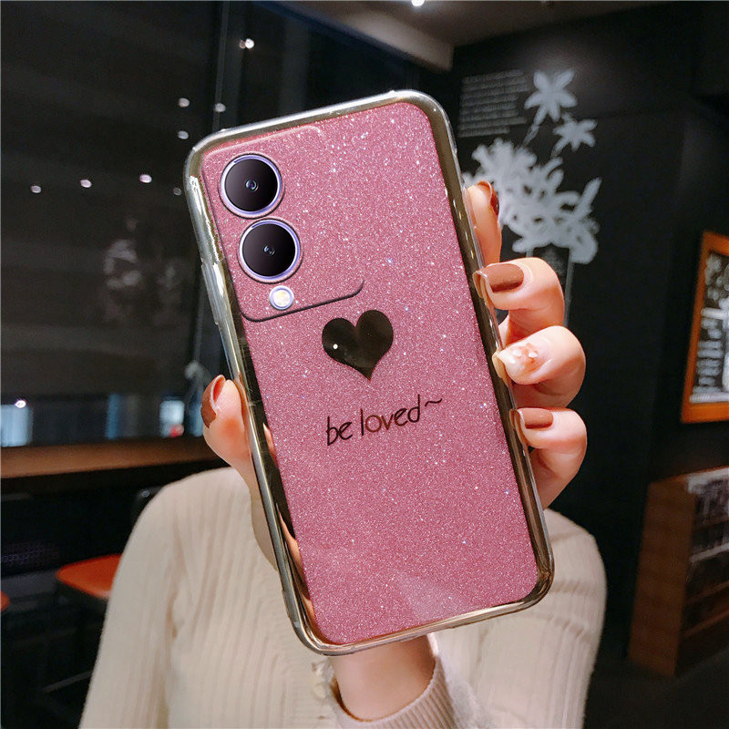 ready-เคสโทรศัพท์-vivo-y17s-v29-5g-v27-y36-v21-v20-pro-v20-se-v19-v17-handphone-casing-new-phone-case-bling-gold-glitter-be-loved-silicone-softcase-เคส-วิโว่-y17s-vivoy17s-vivov29-vivov27