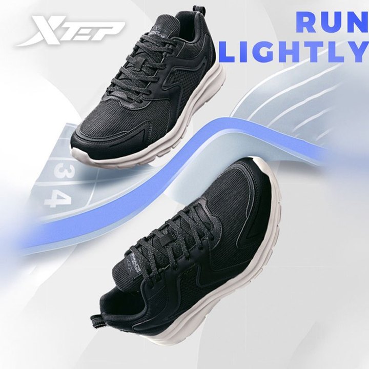 【xtep】easy run | รองเท้าวิ่งลําลอง ระบายอากาศ น้ําหนักเบา ทนต่อการเสียดสี สําหรับผู้ชาย — รองเท้ากีฬา แบรนด์ Xtep ของแท้ 100% เช็คราคาจาก Shopee Lazada - รูปที่ 1