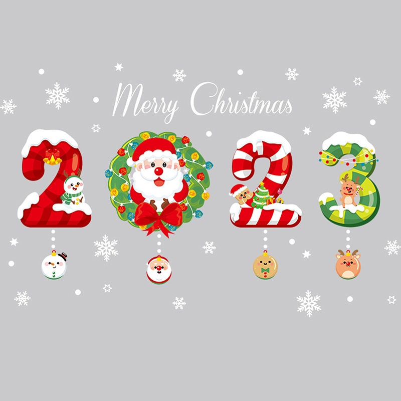 brightdecorate-สติกเกอร์-กันน้ํา-ลายคริสต์มาส-ปีใหม่-2024-สําหรับตกแต่งหน้าต่าง-th