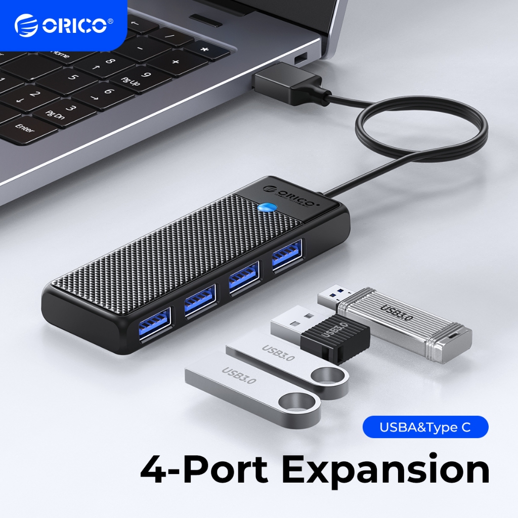 Orico USB 3.0 HUB 0.15M 4-Port USB Splitter SD/TF อะแดปเตอร์สําหรับแล็ป ...
