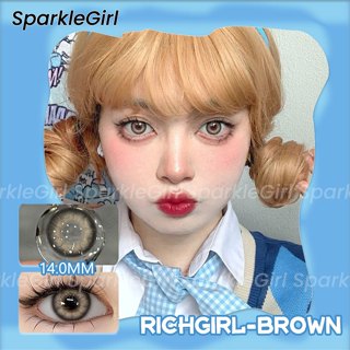 ส่งไวจากไทย🧿 SparkleGirl คอนแทคเลนส์สี 2 ชิ้น เส้นผ่านศูนย์กลาง 14.0mm คอนแทคเลนส์รายวัน COD