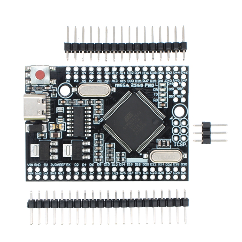 ชิป MEGA 2560 PRO Micro USB Type-c USB CH340G ATMEGA2560-16AU พร้อมหัว ...