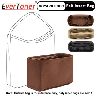 Evertoner กระเป๋าสักหลาด สําหรับใส่ด้านในกระเป๋า Goyard Hobo