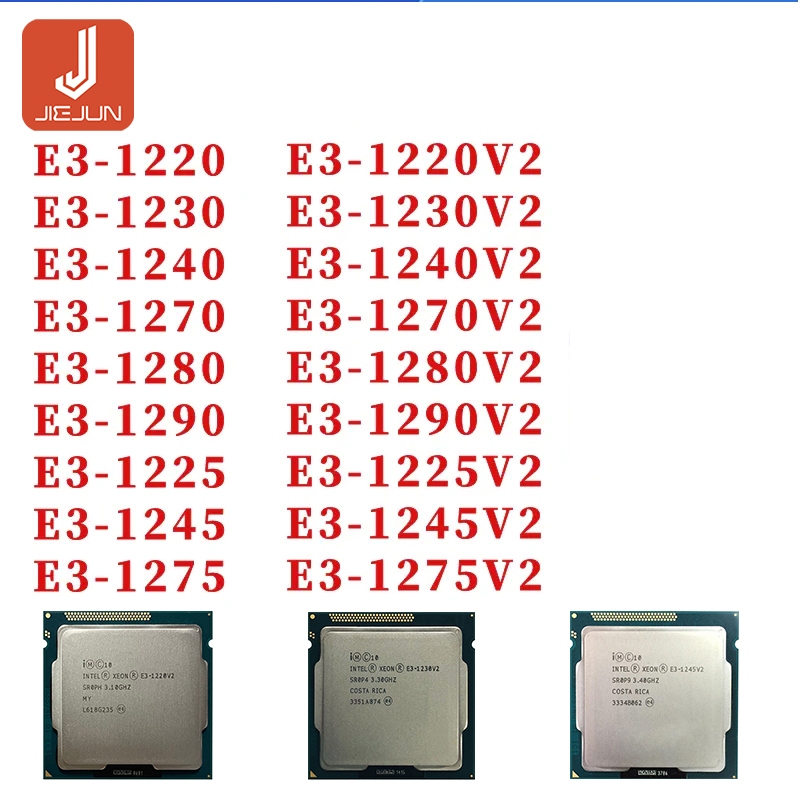 ชิป IC E3-1230 V2 E3-1230V2 69W ใหม่ 3MB LGA1155 quad-core 3.3GHz 22nm ...