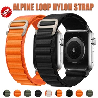 Alpine สายนาฬิกาข้อมือ ผ้าลูกไม้ สําหรับ iwatch Ultra 49 มม. 8 7 6 5 3 45 มม. 41 มม. 42 มม. iwatch 44 มม. 40 มม.