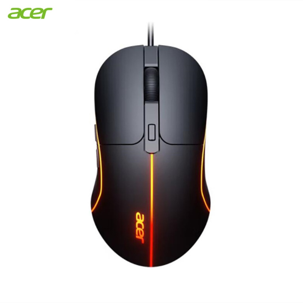 Acer เมาส์มีสาย USB M115 เอฟเฟคไฟ 800 1600 2400 3200DPI หลากสี ...