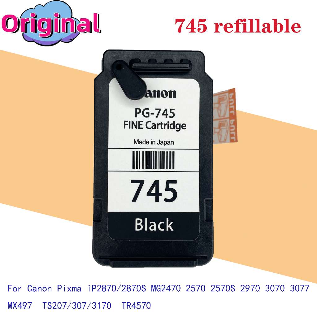 PG 745 CL 746 745 746 สําหรับ Canon PIXMA MX497 IP2870 IP2870S TS207 ...