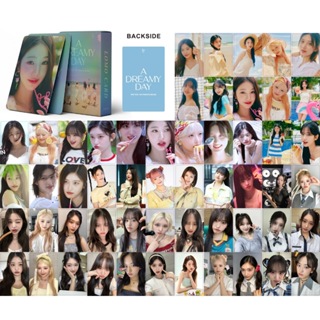 โปสการ์ดโฮโลแกรมเลเซอร์ ลาย WONYOUNG IVE Photocards Solo 50-55 ชิ้น ต่อกล่อง