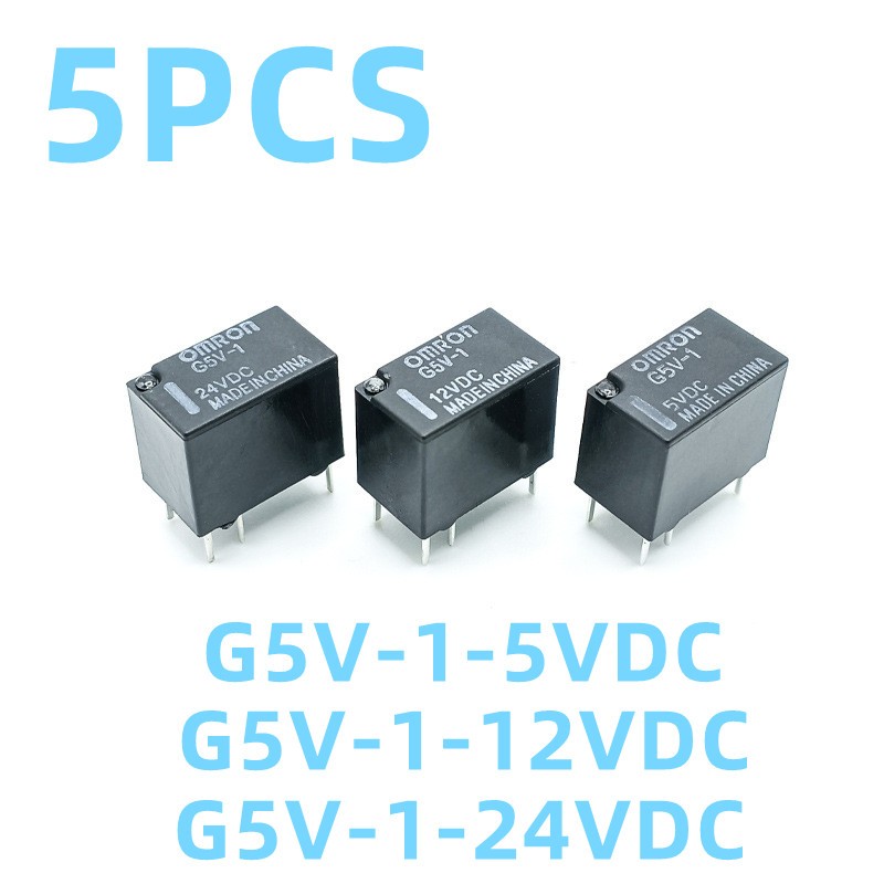 thumbnail interactive-video image 1 of Omron G5V-2-12VDC Signal Relay – 12V 2A 8-Pin DIP – New 1 of 4