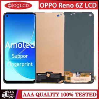 ชุดประกอบหน้าจอสัมผัสดิจิทัล LCD สําหรับ AMOLED Oppo Reno 6Z