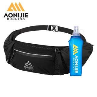 Aonijie W8113 กระเป๋าคาดเอว อเนกประสงค์ แถบสะท้อนแสง มีซิป ปรับได้ สําหรับวิ่ง เล่นกีฬา