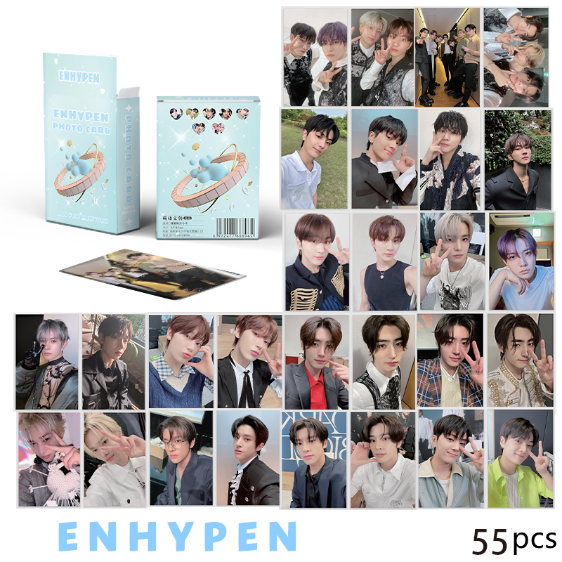 โปสการ์ด-en-hypen-single-you-laser-lomo-cards-enhypen-heeseung-jake-jay-jungwon-ni-ki-sunghoon-sunoo-kpop-50-55-ชิ้น-กล่อง
