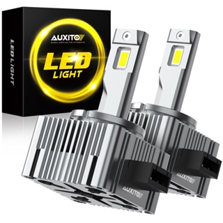 Auxito หลอดไฟหน้า LED 120W 24000LM D3S D1S สว่างมาก 6000K 2 ชิ้น