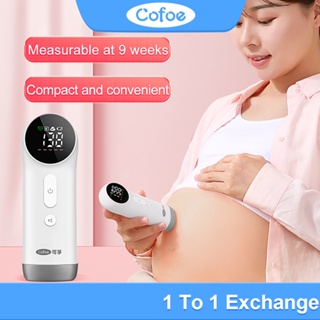 Cofoe Fetal Doppler Baby Prenatal Heart Rate Monitor Heartbeat Detector No Radiation Bluetooth Transmission