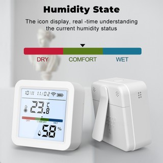 [Local Stock]Smart Tuya WiFi Temperature and Humidity Sensor TH08 ...