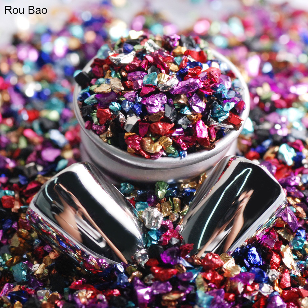 Rou Bao BIG SALE เล็บปลอม หินทราย อัญมณีหิน 3D สําหรับตกแต่งเล็บ 450 ...