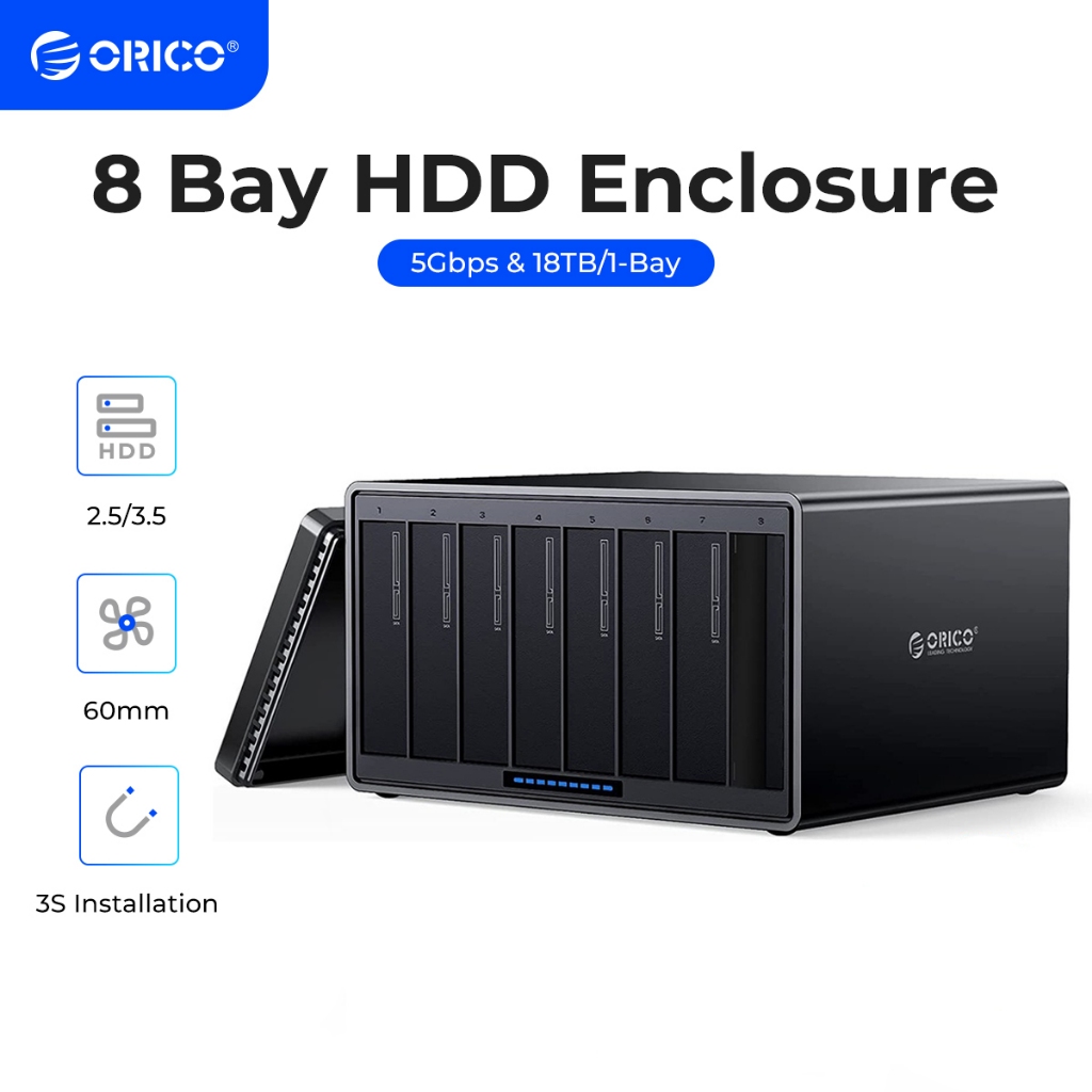 ORICO 8ベイ HDDケース USB3.0 NS800