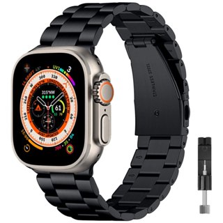 สายนาฬิกาข้อมือ สเตนเลส สําหรับ apple watch band 7 ultra 49 45 มม. 41 มม. 6 5 4 se 44 มม. 40 มม. iwatch 8 applewatch ultra 3 42 มม.