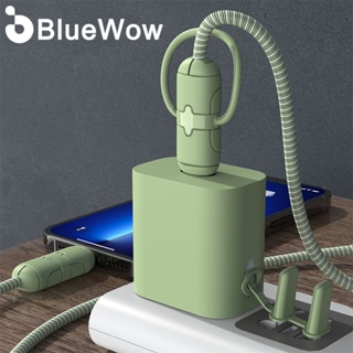 Bluewow ตัวป้องกันสายเคเบิล Type C สําหรับสายชาร์จโทรศัพท์ iPhone 15 Series