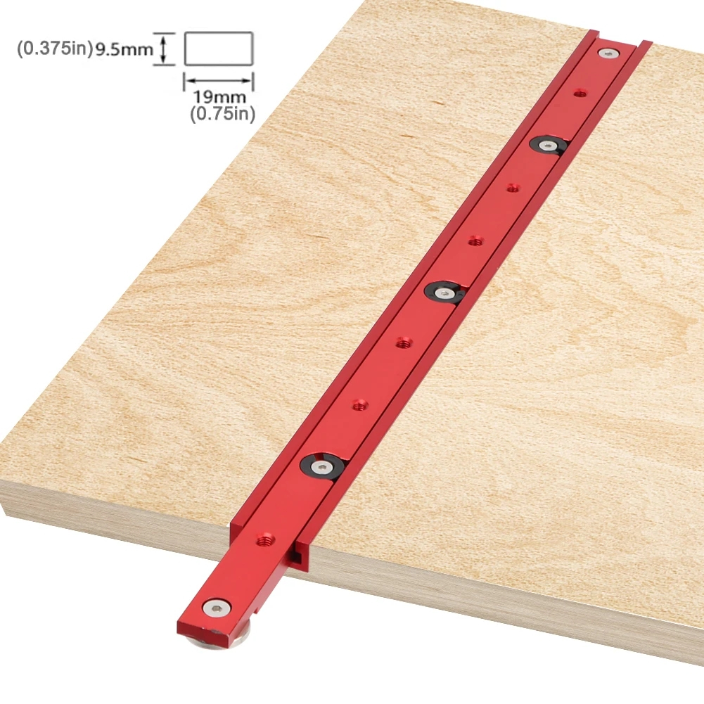 300mm T Track Miter Bar Slider Aluminium Alloy Miter Bar Jig and Fixture Bar Slider Table Saw