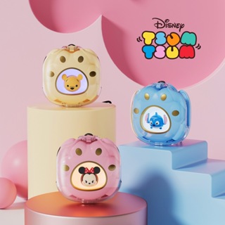 Disney TsumTsum Series E66 หูฟังบลูทูธไร้สาย ลายอุ้งเท้าแมว หมีสตรอเบอร์รี่ มินนี่ วินนี่ เดอะพูห์ HiFi พร้อมสายคล้อง