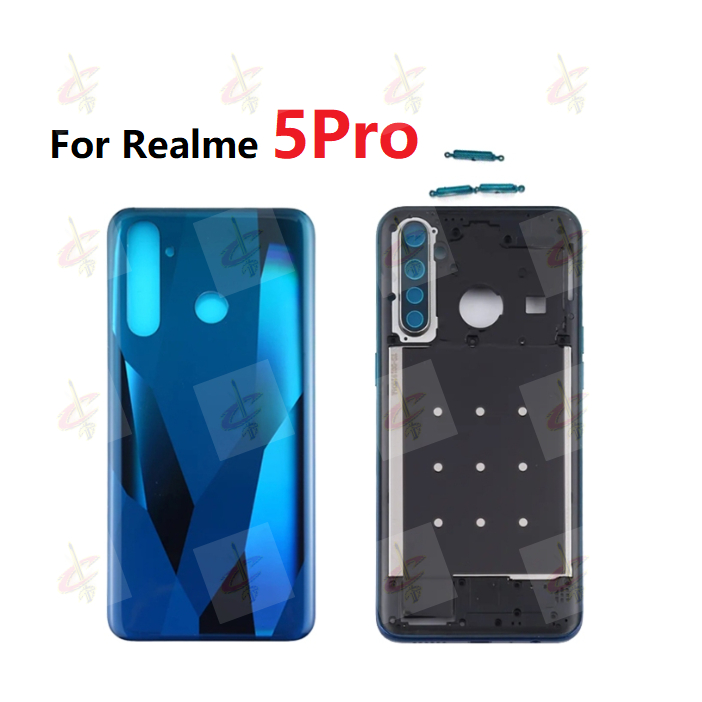 บอดี้ Body ฝาหลัง เคสกลาง สําหรับ Realme 5 Pro RMX1971 RMX1973 | Shopee ...