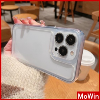 Mowin - เข้ากันได้สำหรับ เคส iphone 11 เคสไอโฟน เข้ากันได้สำหรับ เคส iphone เข้ากันได้สำหรับ เคสไอโฟน11 เคสโทรศัพท์ 13 pro max เคสโทรศัพท์มือถือ ซิลิโคนนิ่ม ใส หนา กันกระแทก กันรอยกล้อง เข้ากันได้สำหรับ iPhone 13 Pro Max iPhone 12 Pro Max 11 7 Plus