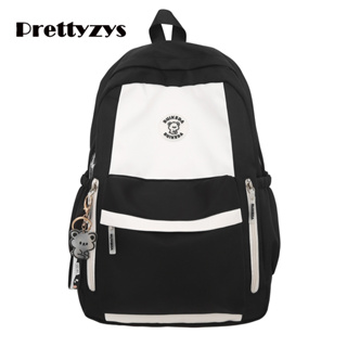School Backpack Prettyzys 2022 Korean Large capacity 15.6 inch For Teenage Girl