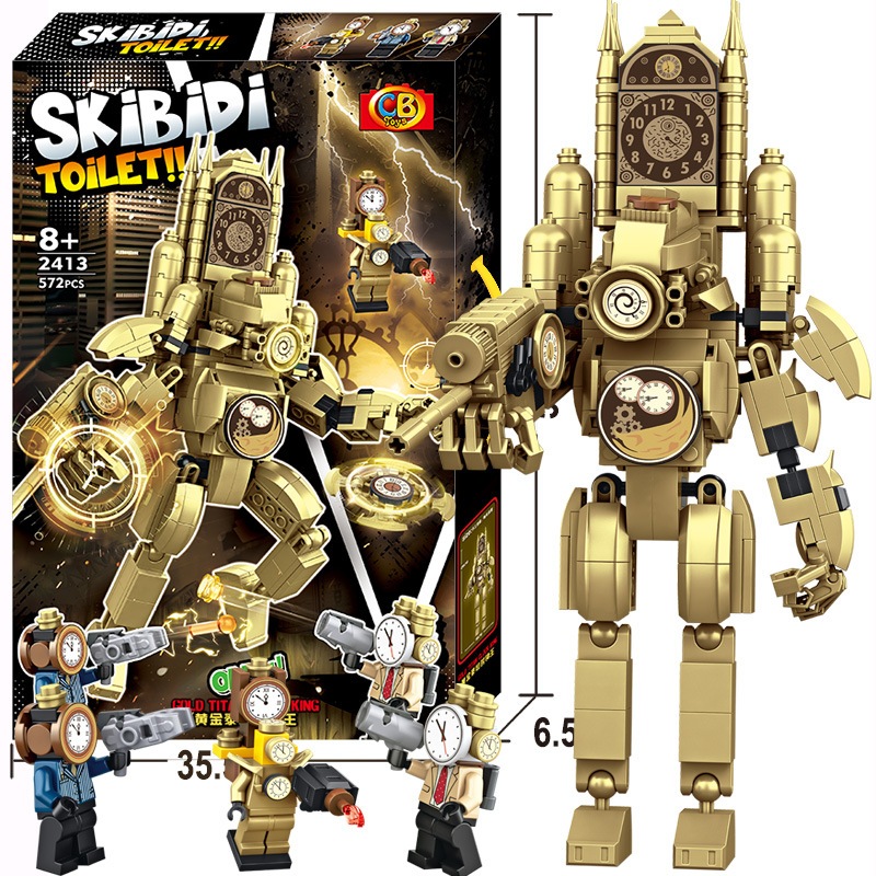 COD Skibidi Toilet บล็อกอาคาร ของเล่นเด็ก ของเล่นปริศนา | Shopee Thailand