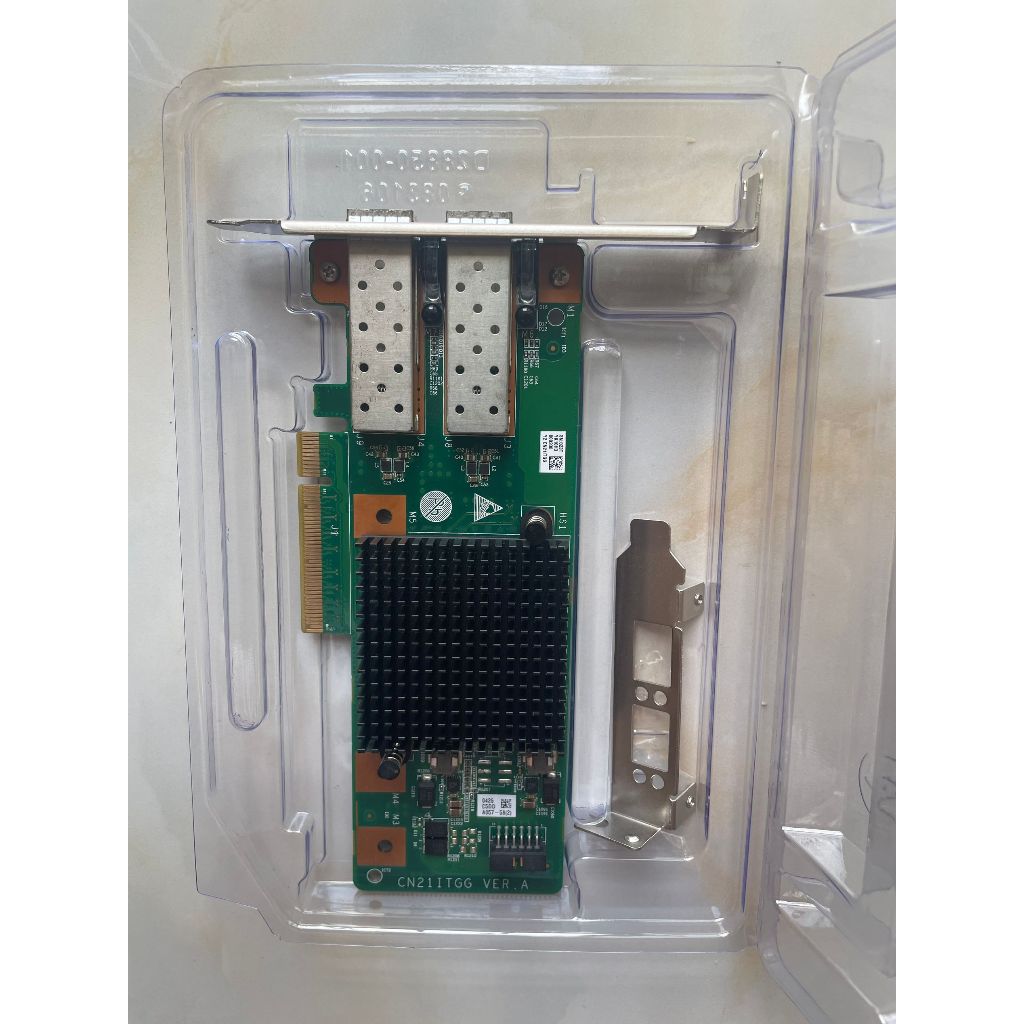 การ์ดเครือข่ายไฟเบอร์ออปติก X710-da2 Huawei SP330 พอร์ตคู่ 10GB SFP PCI ...