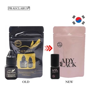 Lady Black Glue Authenti From Korea,5ml/10ml cกาวติดขนตาปลอม แบบแห้งเร็ว ติดทนนาน สีดํา สไตล์เกาหลี นําเข้าจากเกาหลี ของแท้.
