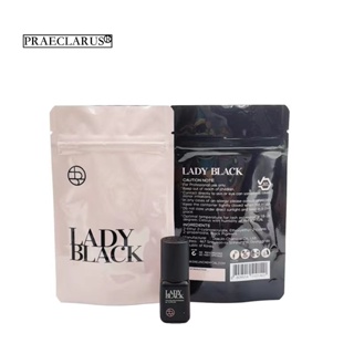 PRAECLARUS กาวต่อขนตา แห้งเร็ว สีดํา สไตล์เกาหลี สําหรับผู้หญิง Lady Black Glue 5ml/10ml