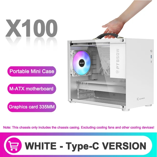 เมนบอร์ดพาวเวอร์ซัพพลาย X100 Mini-ITX MATX USB3.0 Type-C ขนาดเล็ก แบบ ...