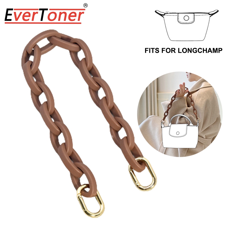 evertoner-สายโซ่เรซิ่น-แบบเปลี่ยน-สําหรับ-longchamp-mini-bag-transform-dumpling-bag-shoulder-strap-crossbody