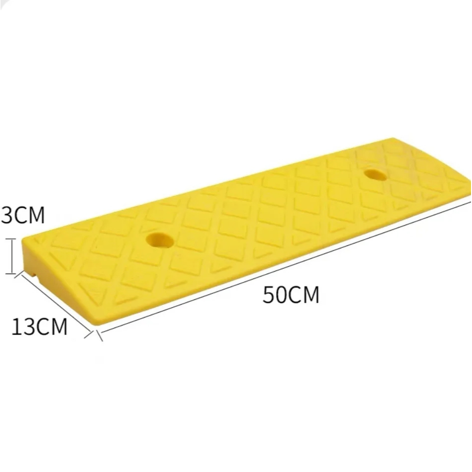 49*13*3 ซม.พลาสติก PVC แผนที่ Slope Ramp Pad แบบพกพารถ Step Uphill ...