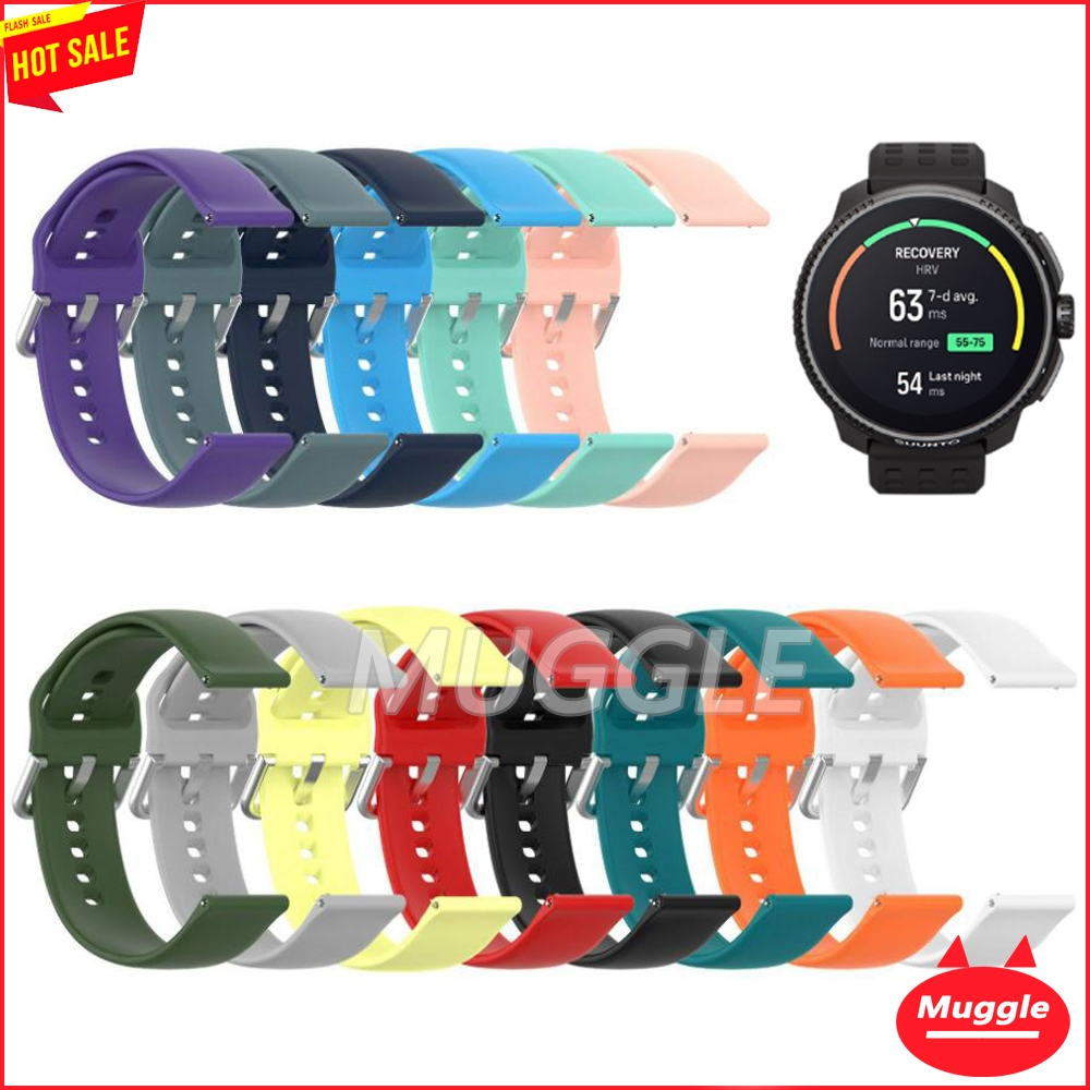 Bracelet Compatible Suunto Race/Vertical/9 Peak… - 22 Mm, TPU Souple, Coloris épissé, Facile à Charger - 8
