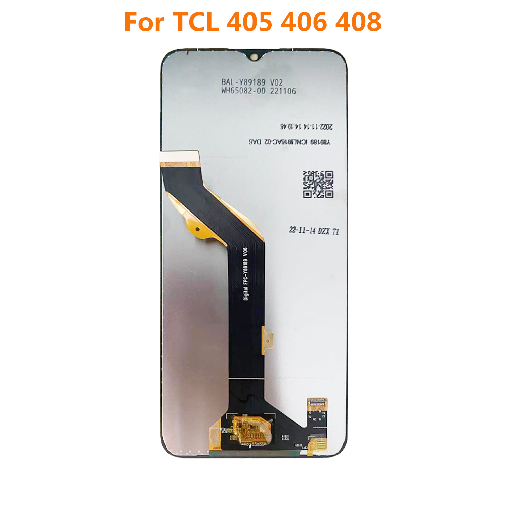 อะไหล่แผงเซนเซอร์ดิจิทัล หน้าจอสัมผัส Lcd แบบเปลี่ยน สําหรับ Tcl 405 406 408 Shopee Thailand 0906