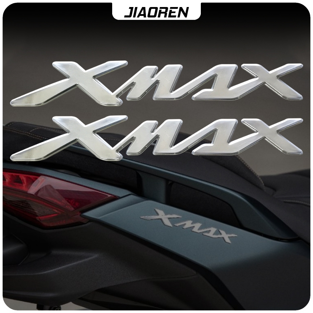 โลโก้ Xmax โลโก้รถจักรยานยนต์ ตราสัญลักษณ์ 3D คุณภาพดั้งเดิม yamaha ...