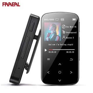 Faaeal BENJIE M9 เครื่องเล่นเพลง MP3 บลูทูธ ขนาดเล็ก แบบพกพา พร้อมเครื่องนับก้าว วิทยุ FM นาฬิกาบันทึกเสียง E-book รองรับการ์ด TF