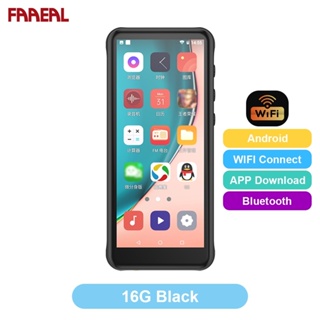 Faaeal RUIZU Z80 เครื่องเล่นเพลง 16G WiFi Android 8.1 MP4 บลูทูธ 5.0 HiFi MP3 หน้าจอสัมผัส 4.0 นิ้ว