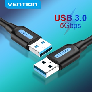 ภาพหน้าปกสินค้าVention สายเคเบิ้ล USB 3.0 A แจ็กตัวผู้ 2 หัว 2A 5Gbps ความเร็วสูง USB สําหรับแล็ปท็อป สมาร์ททีวี แล็ปท็อป CON ที่เกี่ยวข้อง