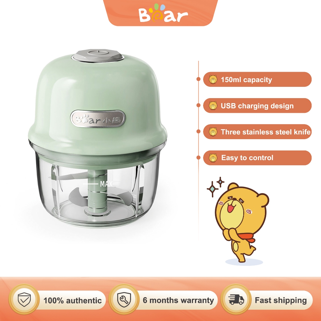 Bear USB rechargeable MINI Food Chopper QSJ-E40B1 – LittleBearElectriconline