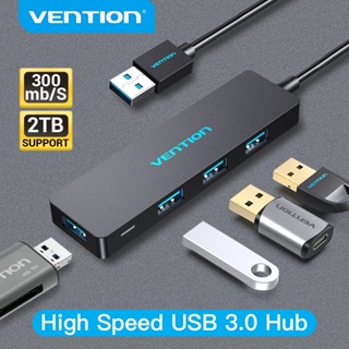 Vention ฮับ USB 3.0 4 พอร์ต ความเร็วสูง สําหรับเครื่องพิมพ์ แล็ปท็อป PC CHK CHL