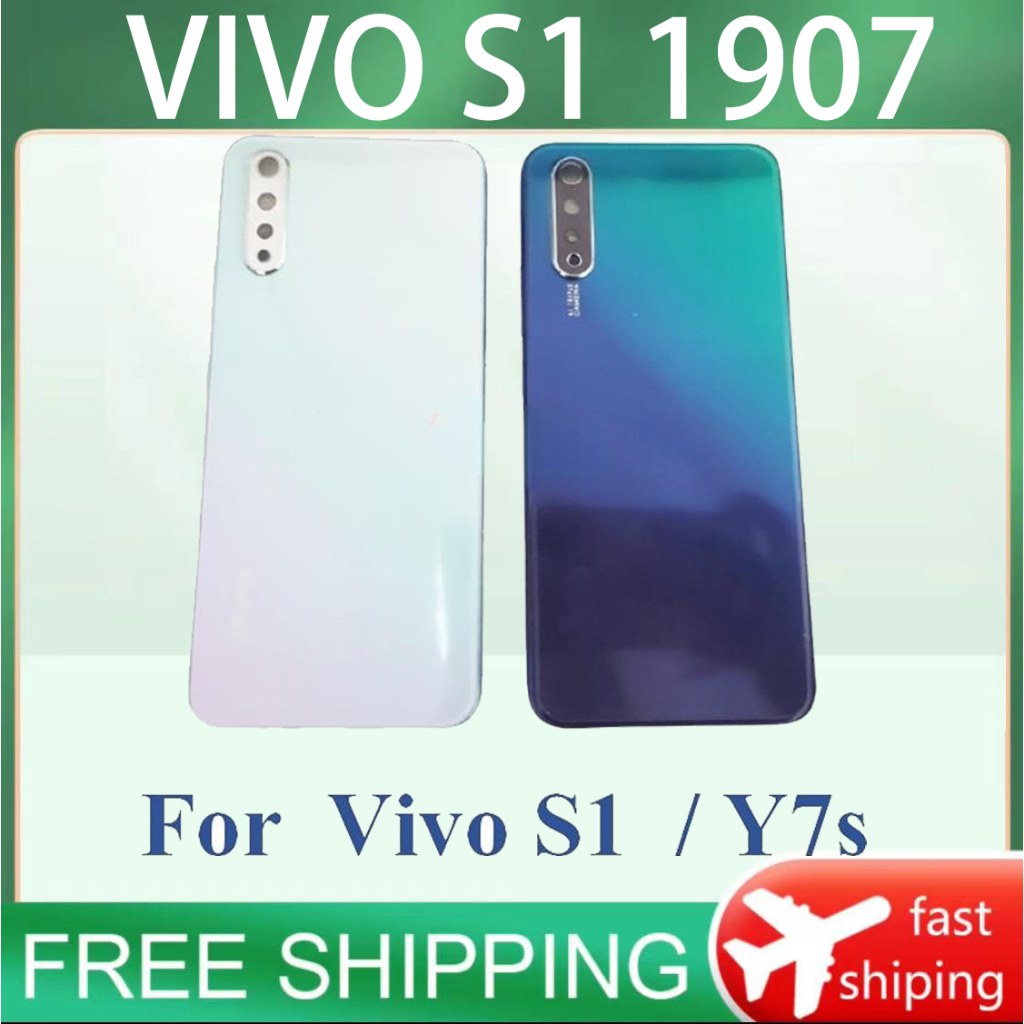 สําหรับ BBK VIVO S1 1907 กรอบกลาง ฝาหลัง แบตเตอรี่ ประตูกระจก เคส