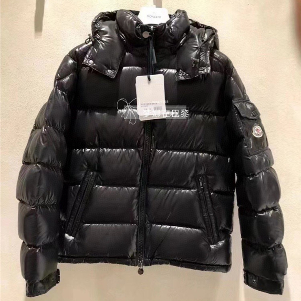 MON * CL Classic Maya Maya Short Down Jacket ผู้ชายผู้หญิงสไตล์ ...