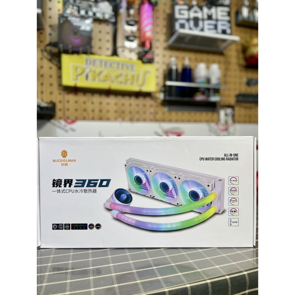 Coolman 360 W ARGB WHITE LIQUID COOLING COOLMAN CS360 CS 360 ARGB ...