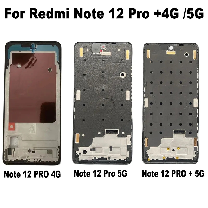 อะไหล่กรอบหน้าจอ LCD สําหรับ Xiaomi Redmi Note 12 Pro + PLUS 4G 5G ...
