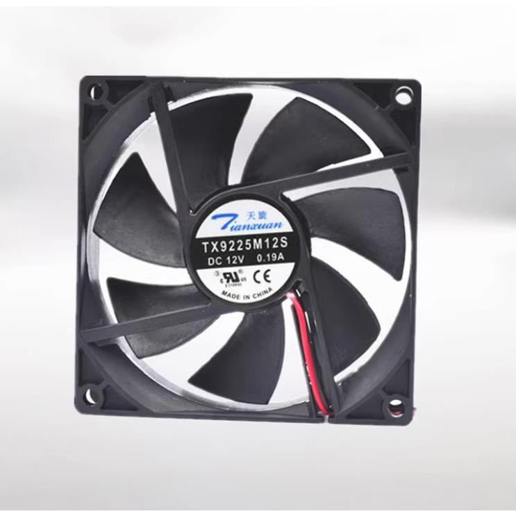 ใหม่ ของแท้ พัดลมระบายความร้อน Tianxuan TX9225M12S 12V 0.19A 9 ซม. 9225 ...