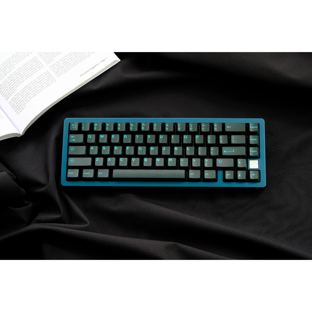 121 Keys Translucent Blue ชุดปุ่มกดสีน้ำเงินโปร่งแสง ปุ่มกดคีย์บอร์ด ...