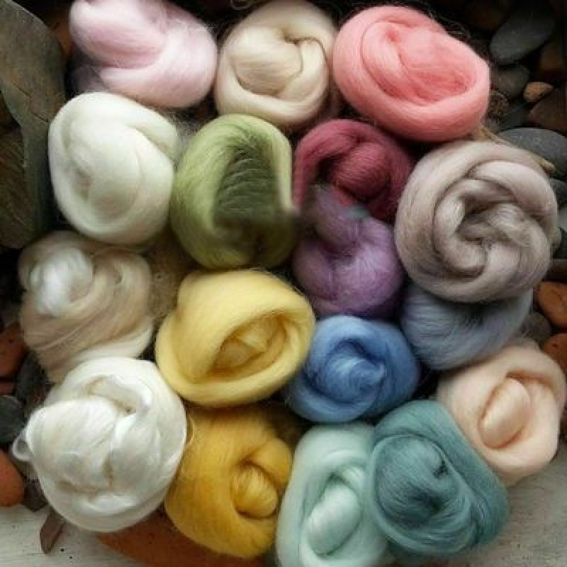 Random Color Wool Felt Handmade Felt Needle DIY Finger Cots Hand Craft ...